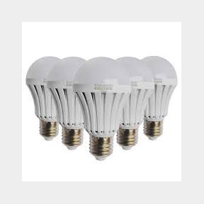 Loadshedding Rechargeable LED Light Bulb 9w Screw Cool White 5 Pack Loadshedding Rechargeable LED Light Bulb 9w B22 Screw|