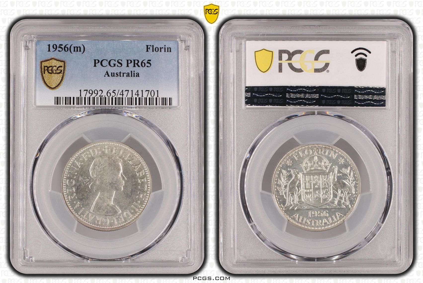 Florin, 1956(m), PCGS PR 65