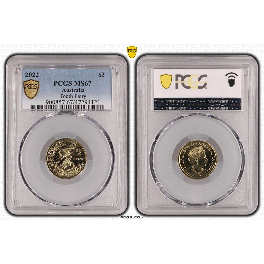 Tooth Fairy, Two Dollar, 2022, PCGS MS 67