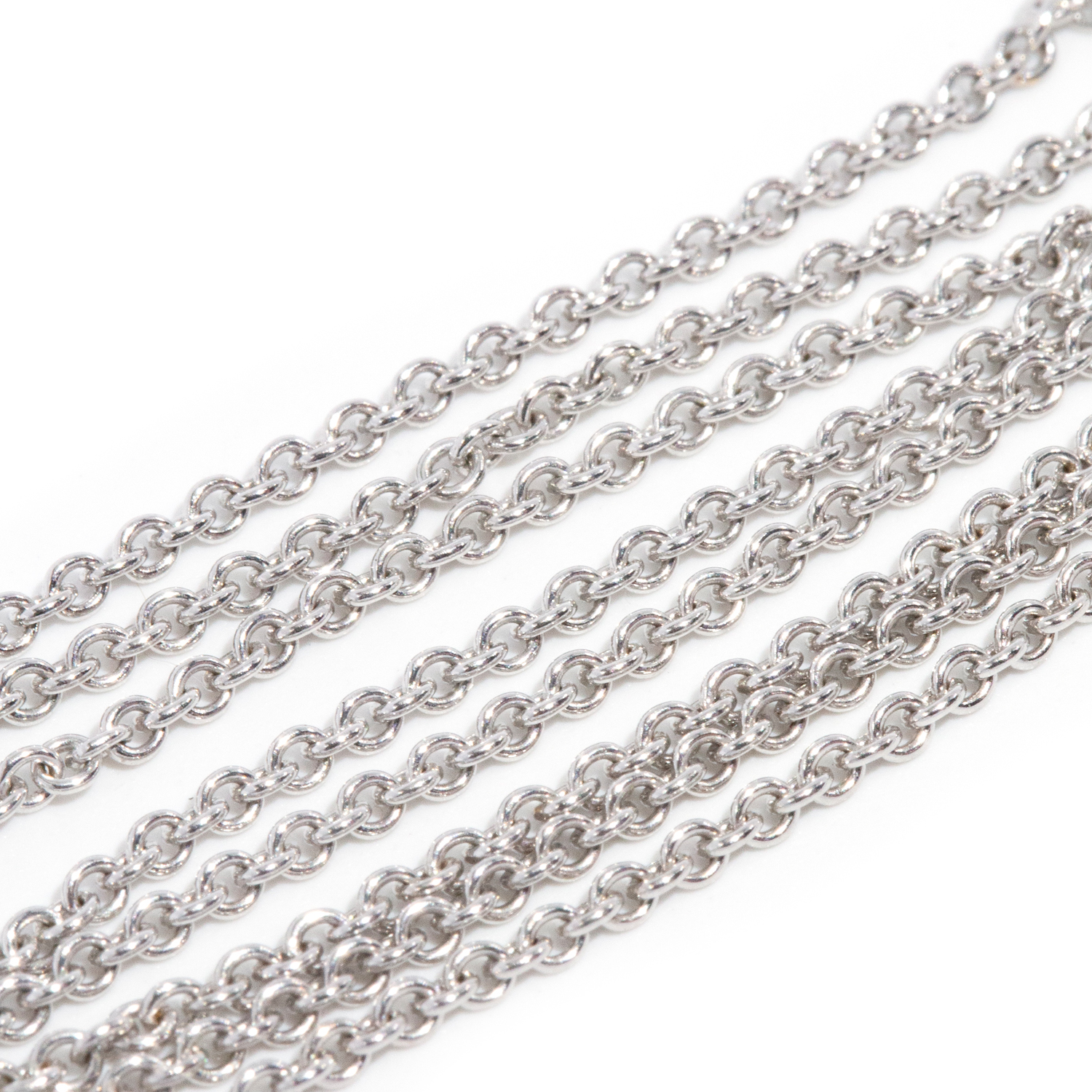 18ct White Gold Chain