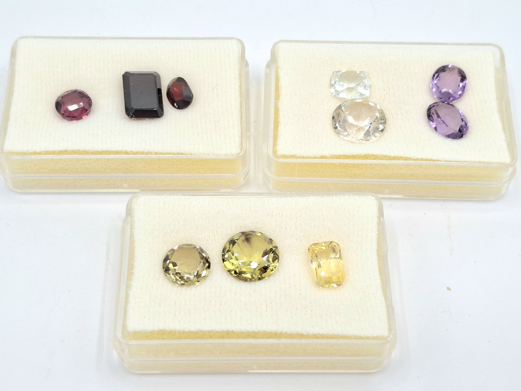 1058 · FACETED GEMSTONE COLLECTION