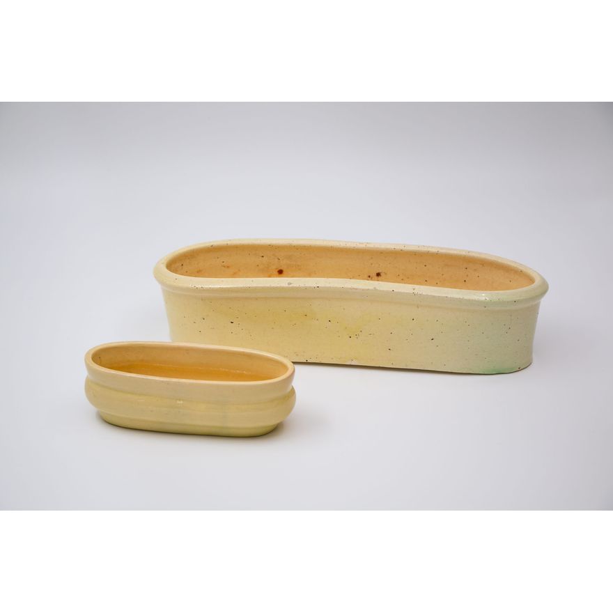 Jova Rancich - Large yellow trough vase