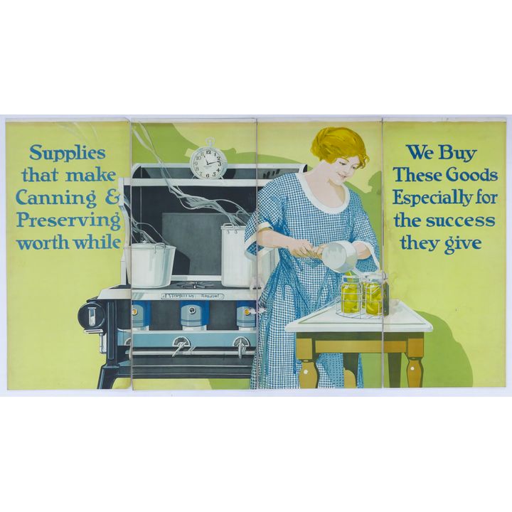 4pc 1920's Winchester Advertising Signs- Canning