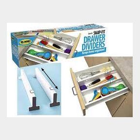 Set of 2 Snap-fit Drawer Dividers-51457/1280 B1(S1)