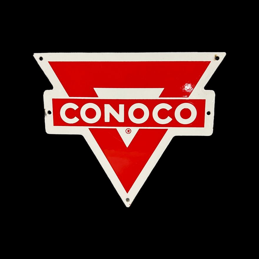 Conoco Porcelain Pump Plate Sign