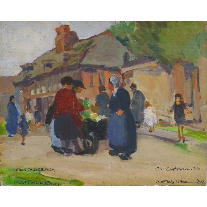 Charlotte Fuller Eastman ''Montmorency'' 1936 Oil on Board