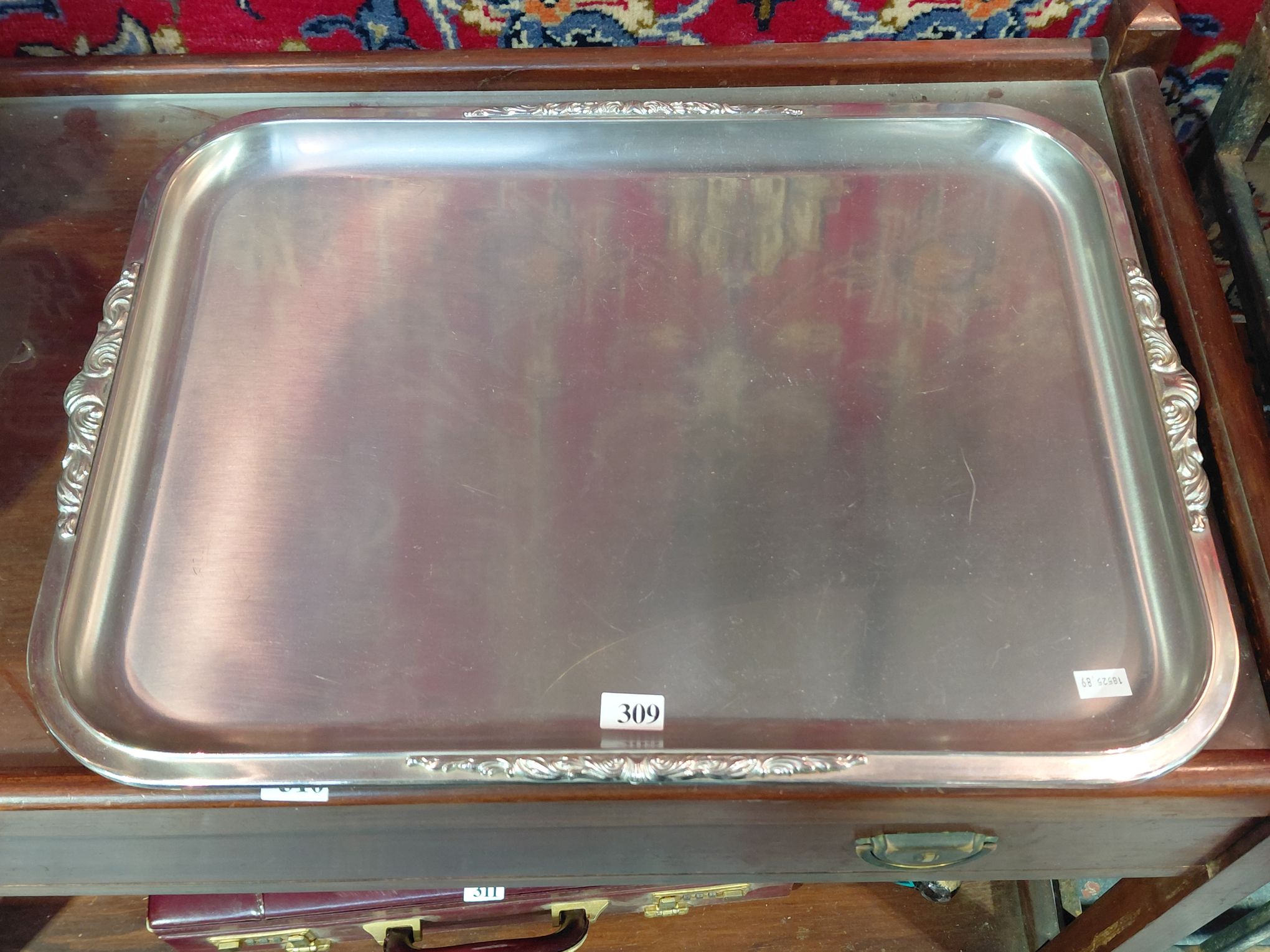 309 · ALESSI SILVERPLATED SERVING TRAY