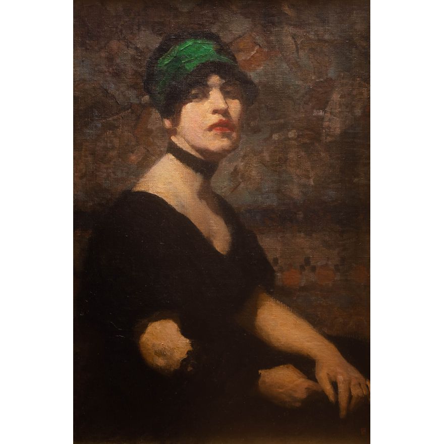 Eligiusz Niewiadomski | Portret Pani Niewiadomskiej, 1917 r.