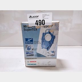 BOSCH - TYPE P MEGA AIR SUPERTEX REPLACEMENT DUST BAG - BLUE - BBZ41FP