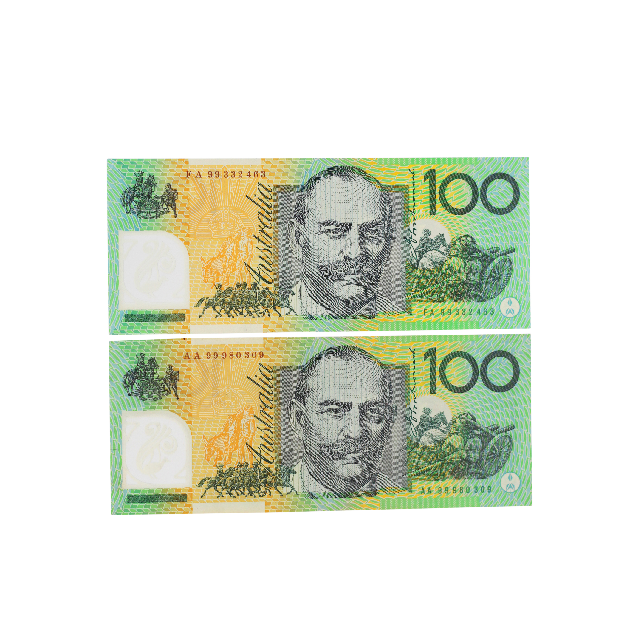 2285. · One Hundred Dollars, 1999