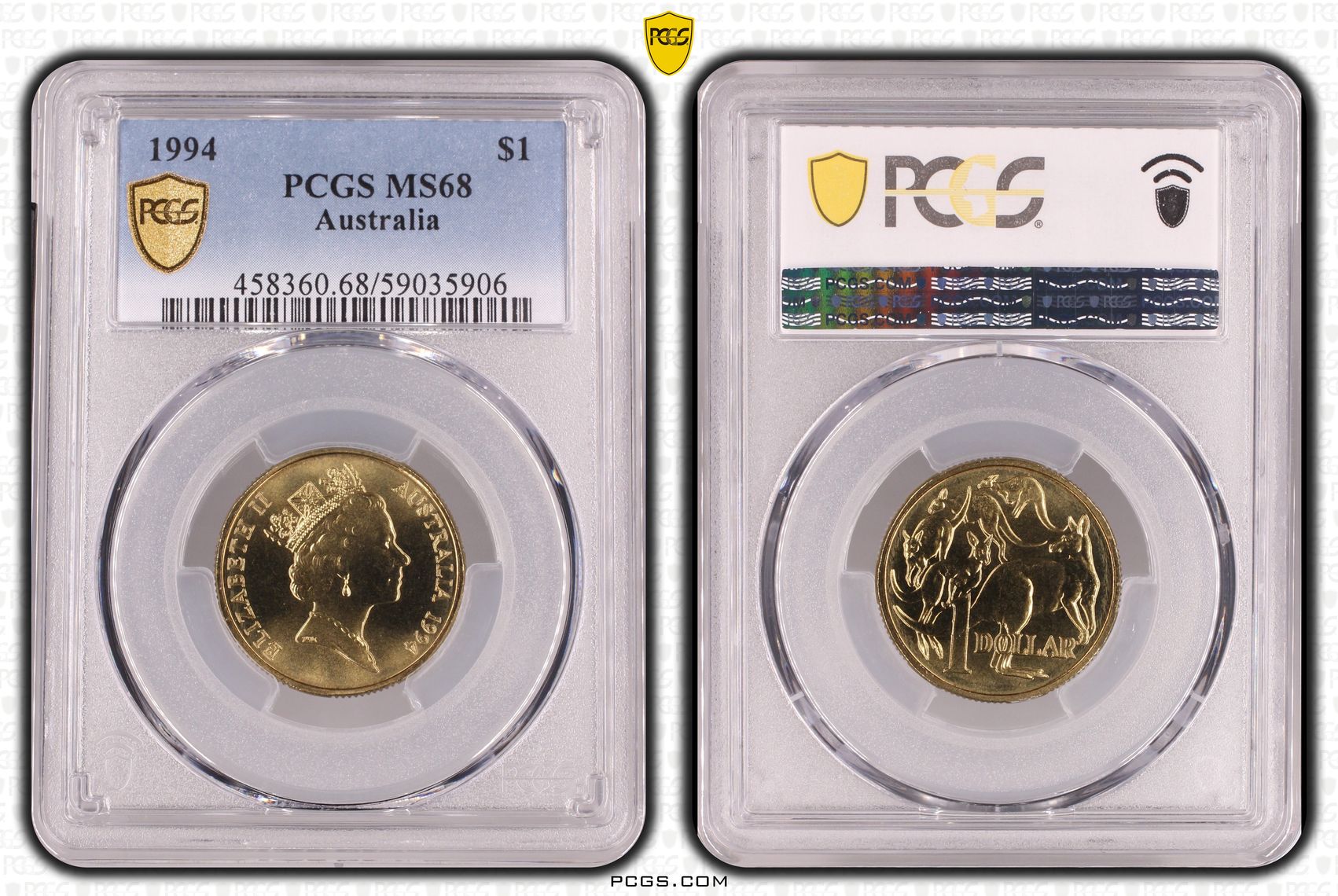 One Dollar, 1994, PCGS MS68