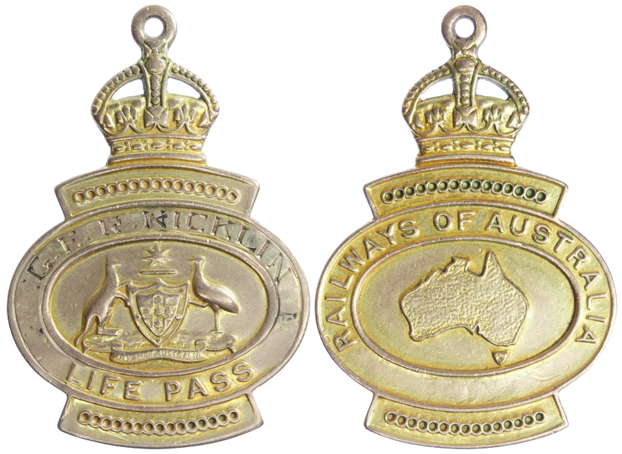 9ct Gold Railways of Aust