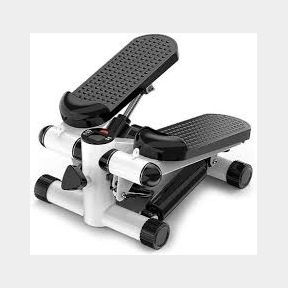 Fitness Exercise Stepper Bike with Resistance Bands-White Black | Bar 9902048979014 - 51745/4075 SN B3 (S1)