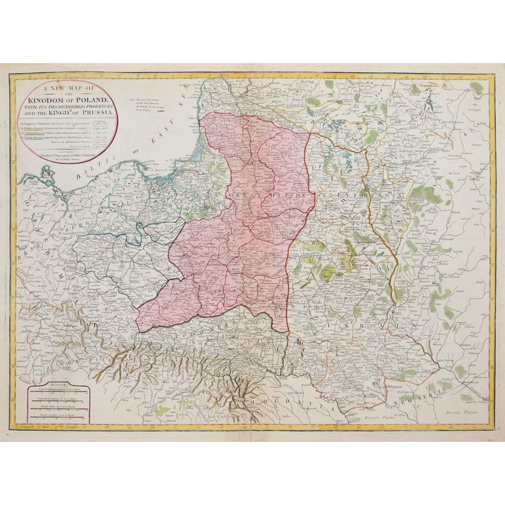 Robert Sayer | A new map of the Kingdom of Poland