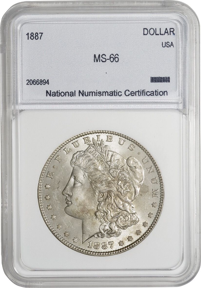外国銀貨　中国台湾銀貨　7枚ロット アメリカ-USA. 女神頭像 モルガンタイプ 1ドル銀貨 1887年 KM110