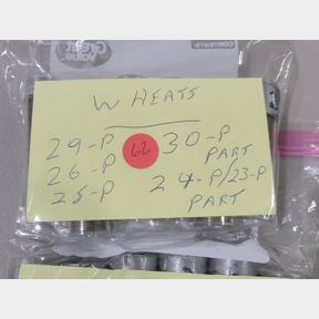 4 full rolls and 2 partial date sorted wheat pennies
