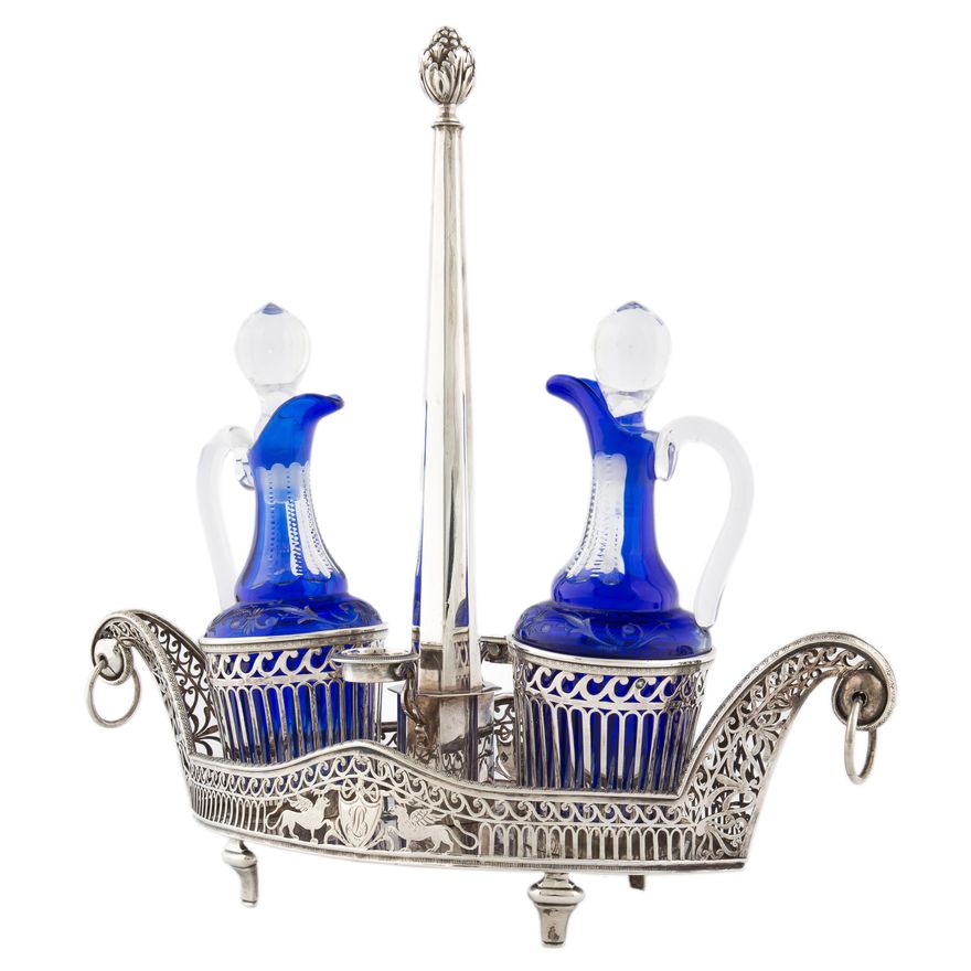 Kabaret na  ocet i oliwę, "Plateau Vaisselle", Francja Paryż, Miquerot Ambroise, XIX w.