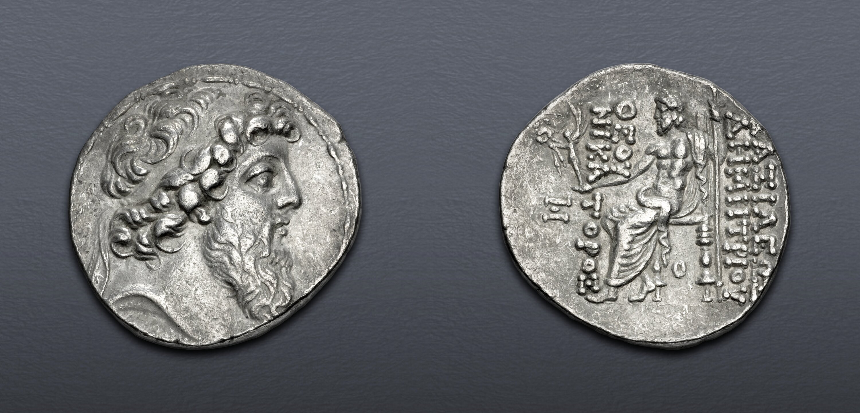 SELEUKID EMPIRE. Demetrios II Nikator. Second reign, 129-125 BC. AR ...