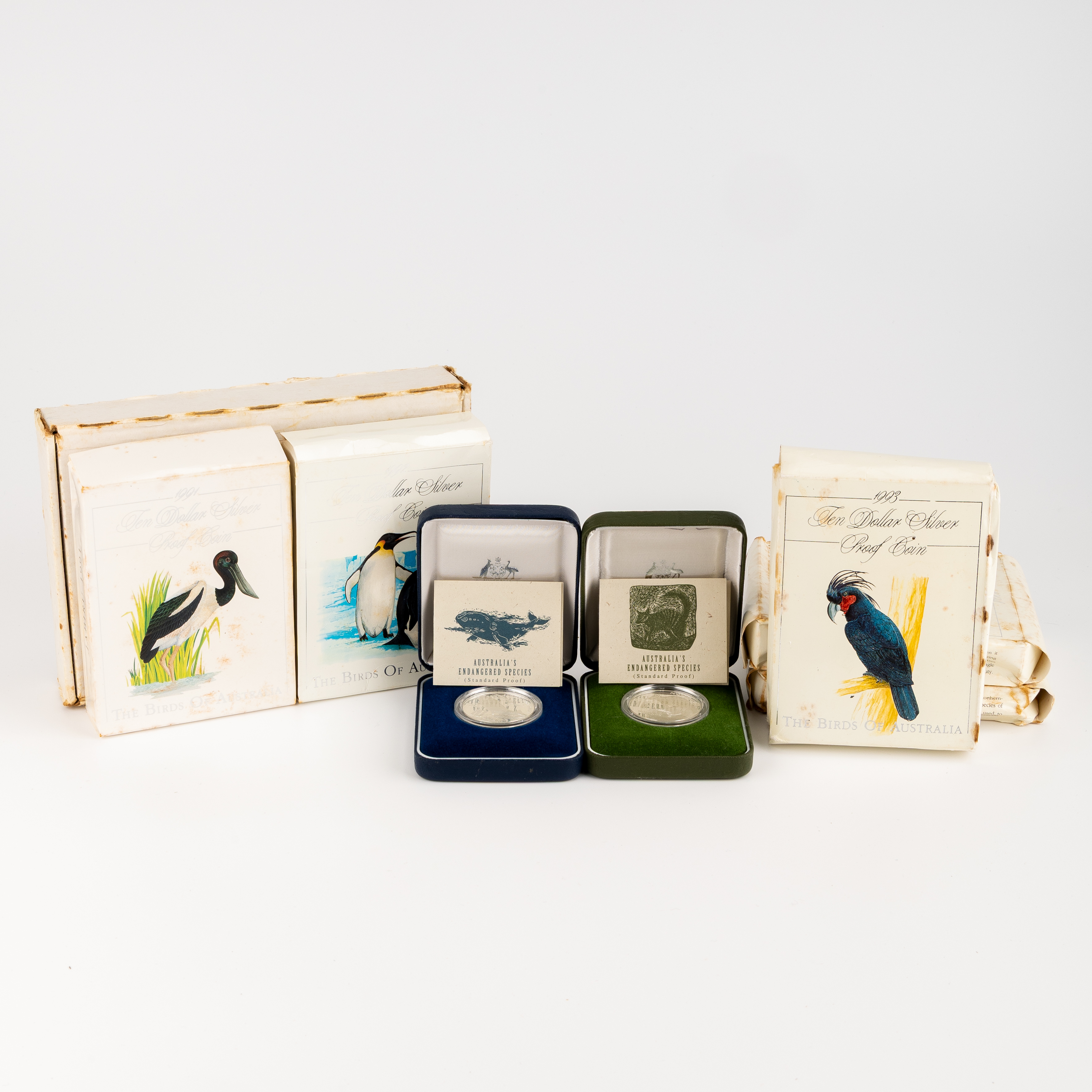 Elizabeth II, Birds of Australia & Australia's Endangered Species Series, Ten Dollars, 1991 - 1996, FDC