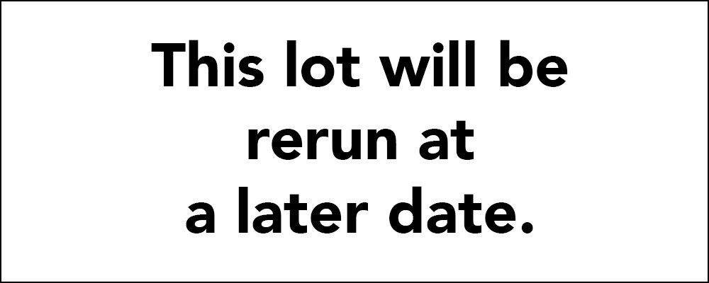 This lot will be rerun on 6 March 2026, beginning at 3:08 PM ET ...