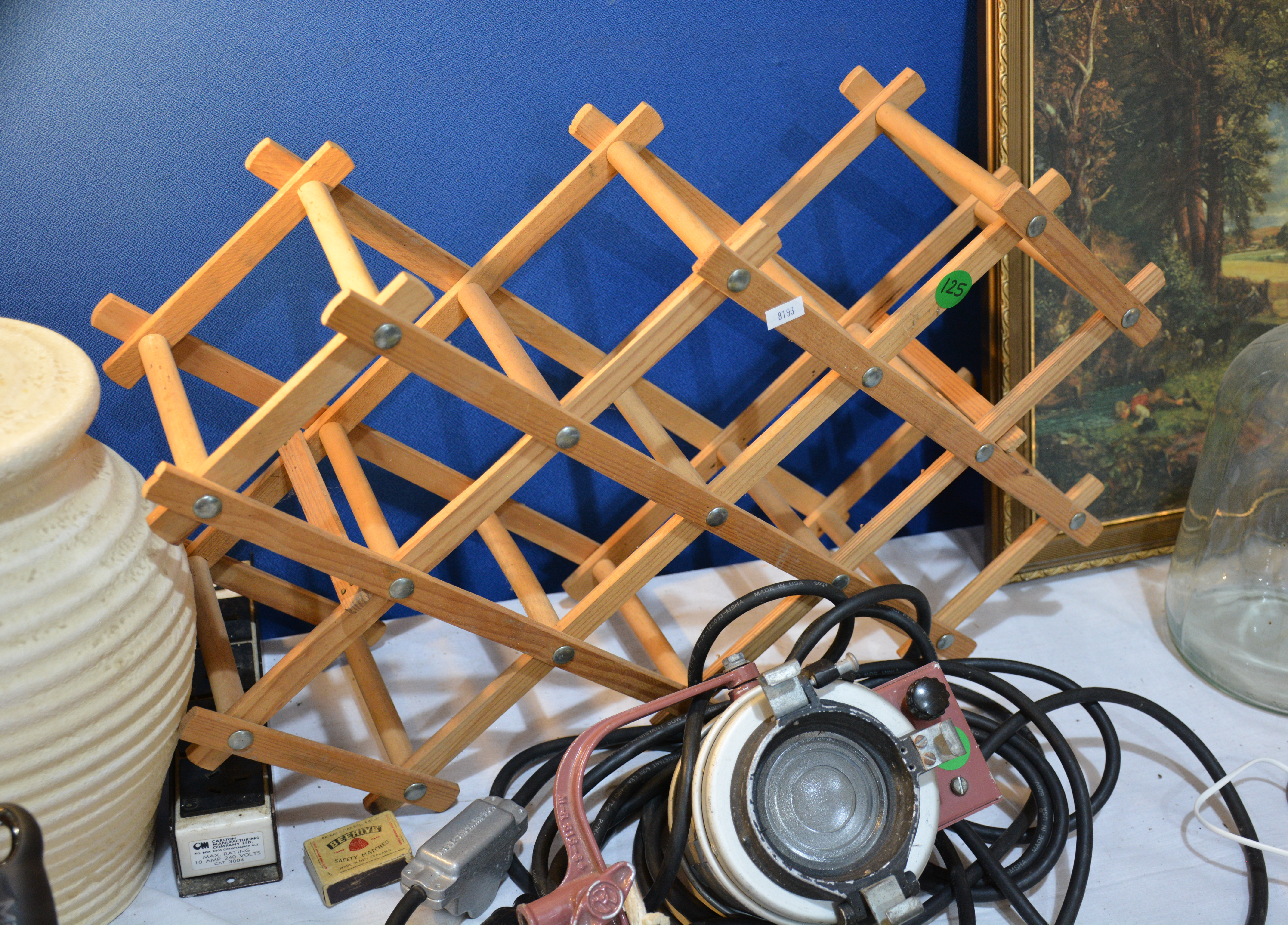 Folding Wine Rack — sold at auction in New Zealand for $10