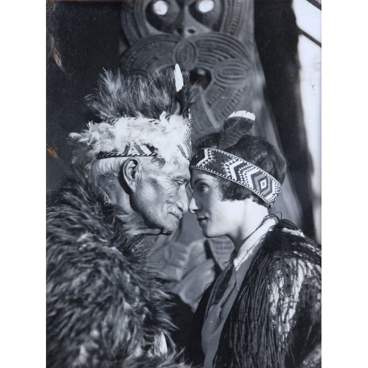 C. Troughton Clark 'Jean Batten and Arawa Chief Mita Taupopoki'