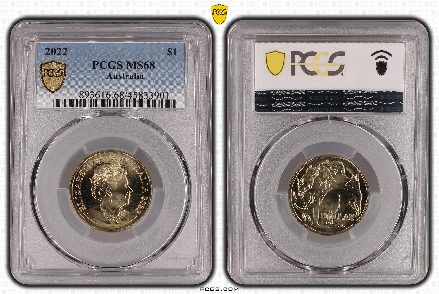 One Dollar, 2022, PCGS MS68