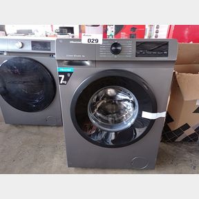 HISENSE 7KG FRONT LOADER WASHING MACHINE WITH INVERTER-TITANIUM GREY - INVERTER MOTOR WITH ALLERGY STEAM FUNCTION