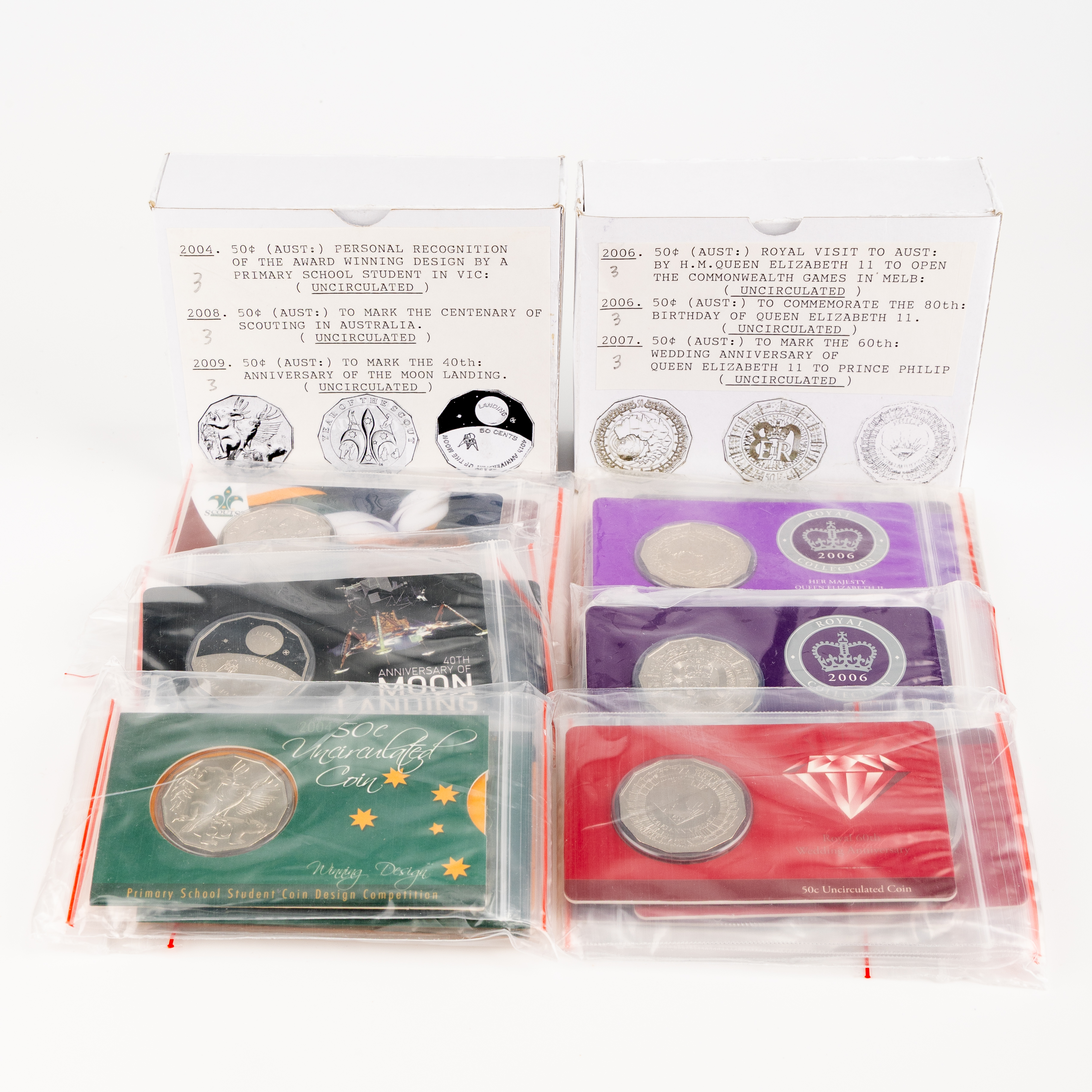 Elizabeth II, RAM - Miscellaneous, Fifty Cents, 2004 - 2009, UNC
