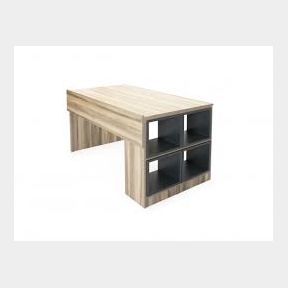 Study Desk 509 Grey Cubes-50584/1309(BD)(slightly dirty/used) B1 (S7)