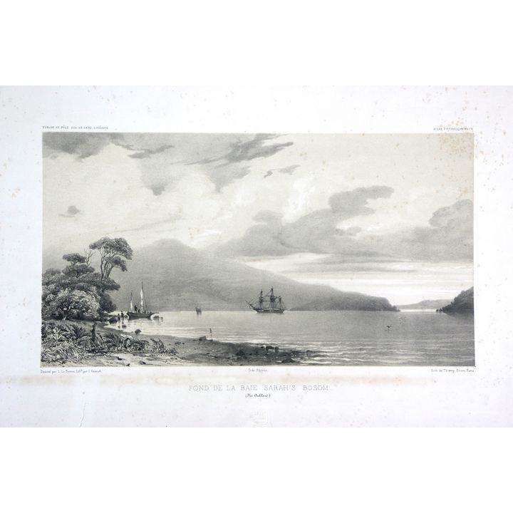 Le BRETON, LOUIS AUGUSTE MARIE 1818-1866  - Baie de la Baie Sarah's Bosom.  (Iles Auckland)