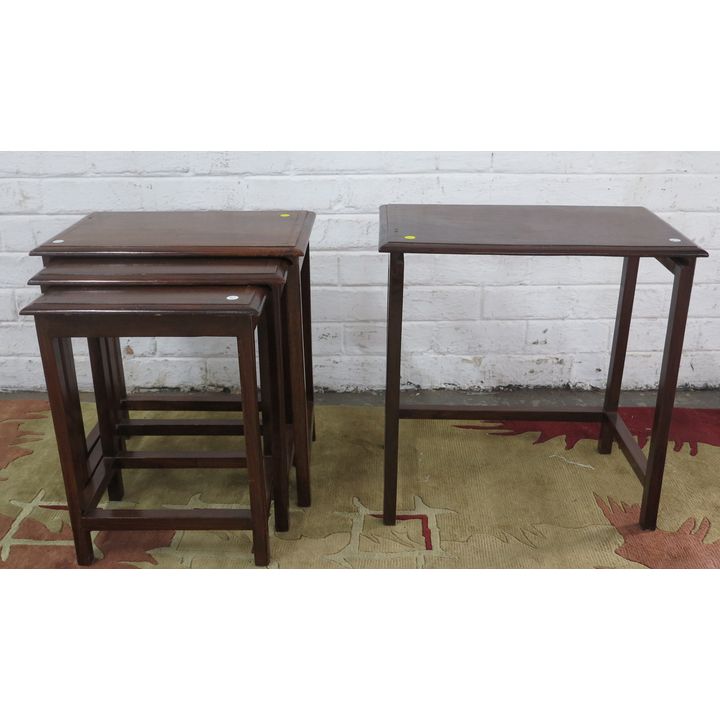 NEST OF 3 TABLES AND ANOTHER