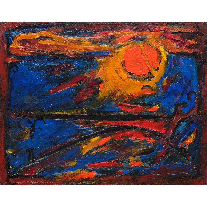 Rudolf Gopas 'Sunset, Kaikoura'