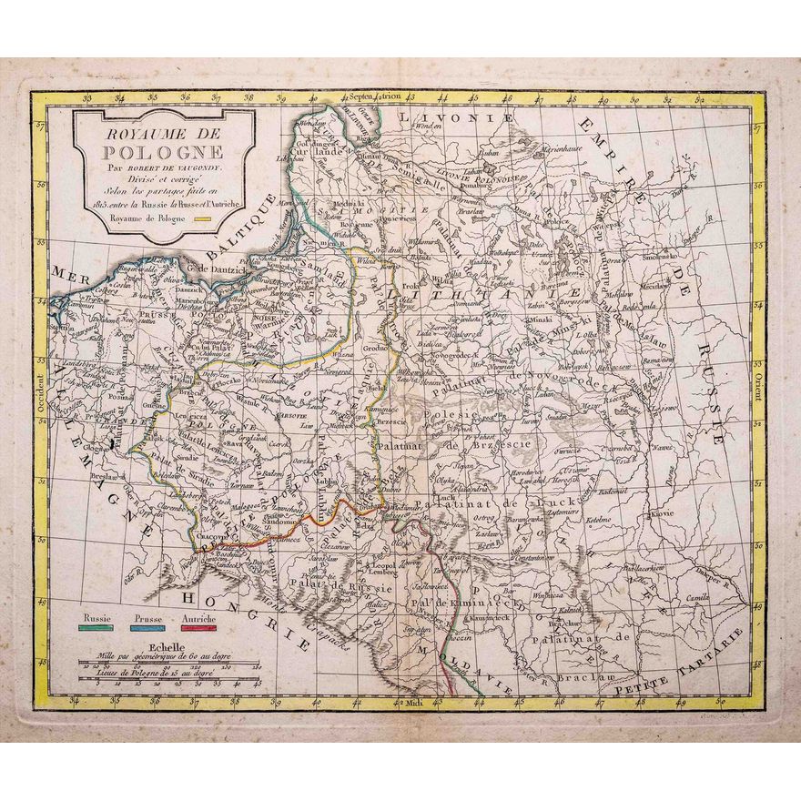 Didier Robert de Vaugondy | Royaume de Pologne…