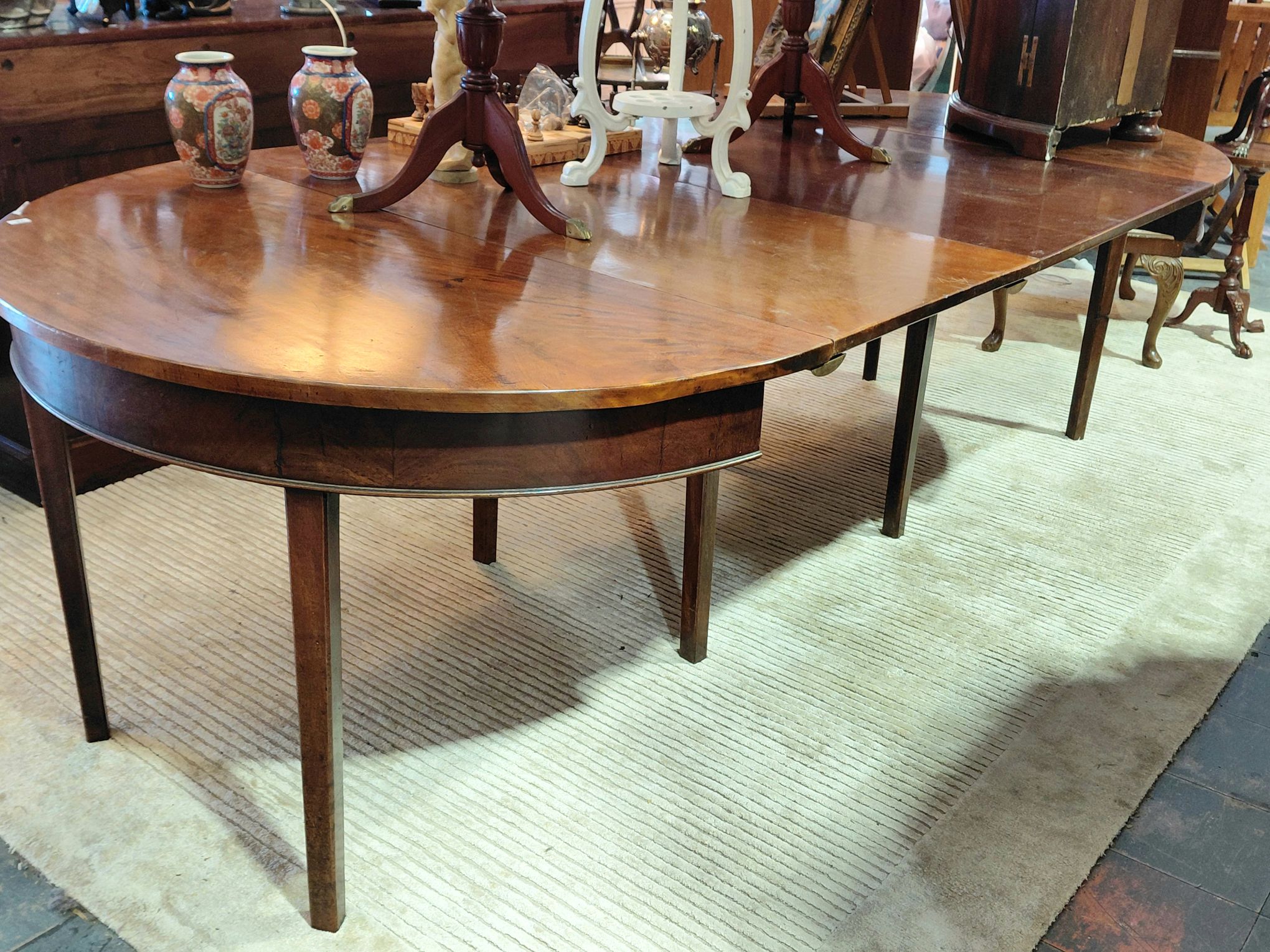 Mahogany Extension Dining Table