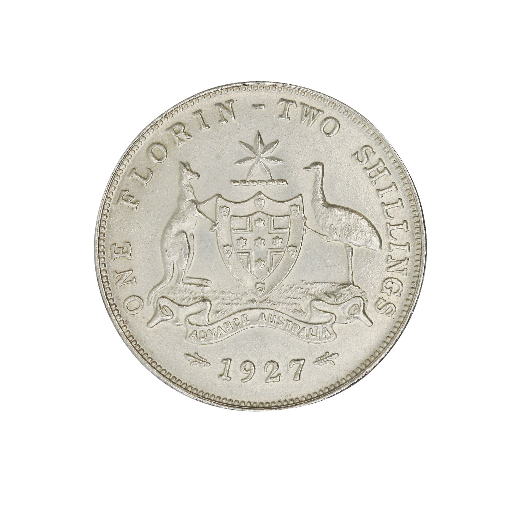 George V, Florin, 1927, CHU