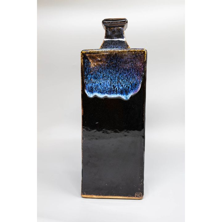 Len Castle - Very large square bottle vase