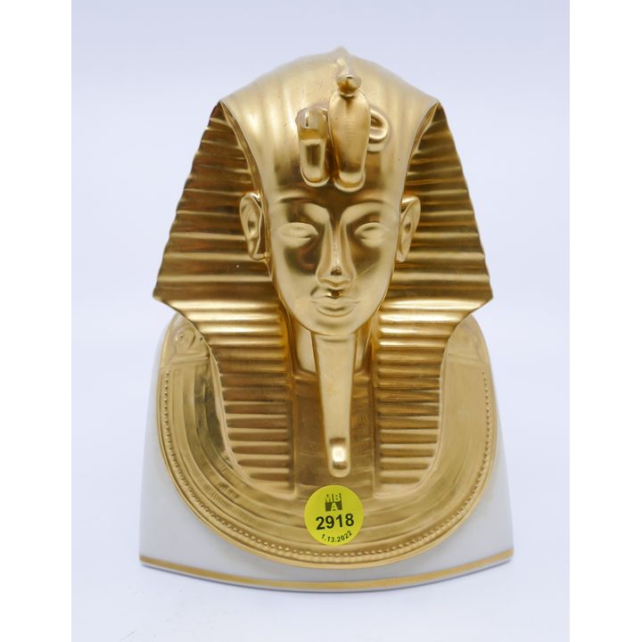 Lenox King Tut Porcelain Bust- 7''