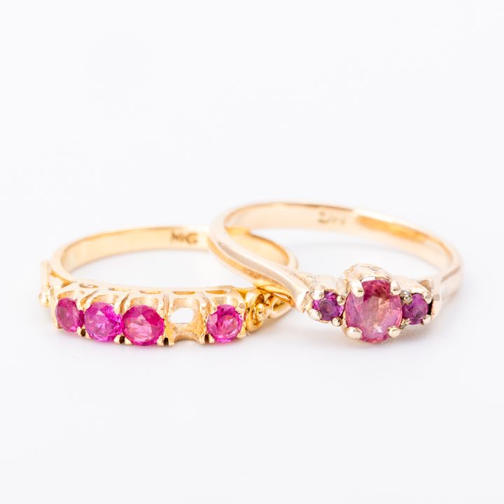 Ruby Rings 14ct & 18ct Gold