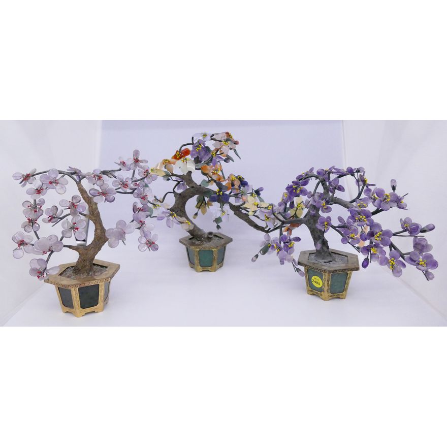 3pc Chinese Jade Trees- 8-10''