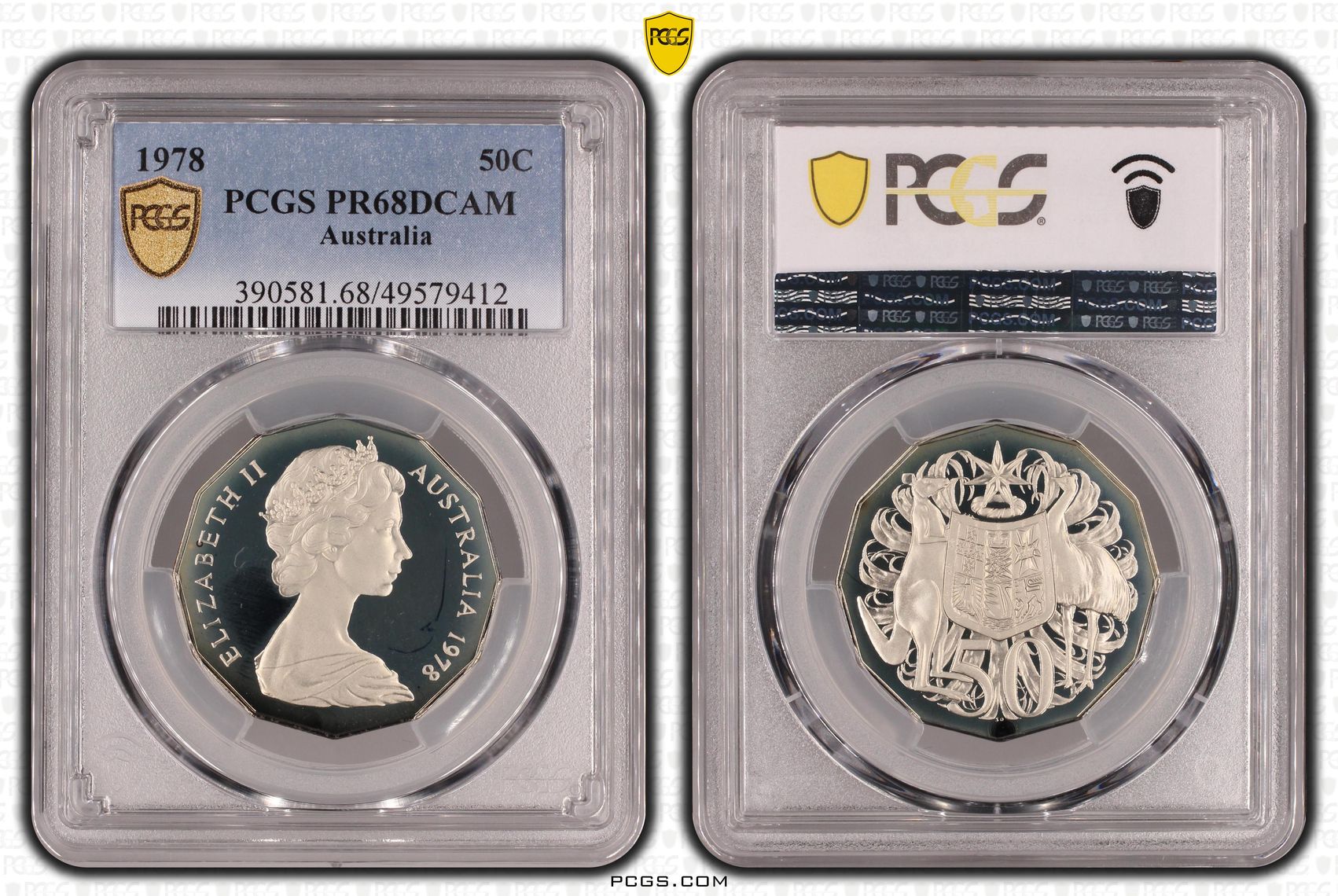 Fifty Cent, 1978, PCGS PR68DCAM