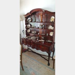Beautiful Imbuia ball and claw Welsh dresser from early 1900�s