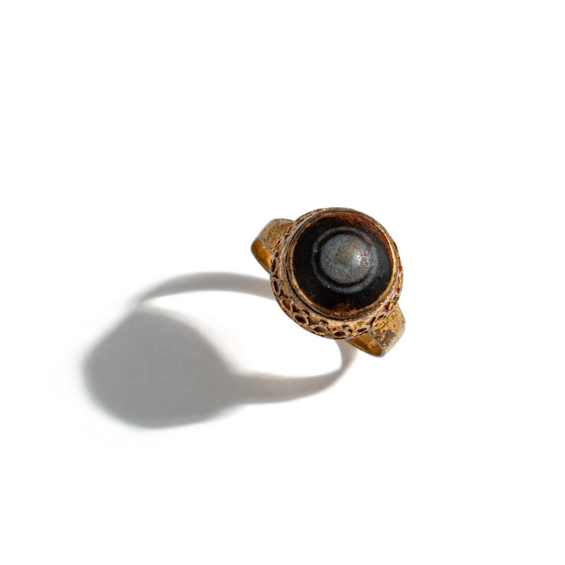A Near Eastern Banded Agate Cabochon