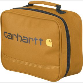 ONE SIZE CARHARTT 4 CAN LUNCH, FULLY INSULATED, DURABLE WATER RESISTANT COOLER, BROWN, ONE SIZE