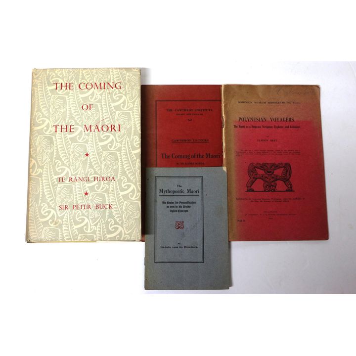 BUCK, SIR PETER [4 titles], The Coming of the Māori