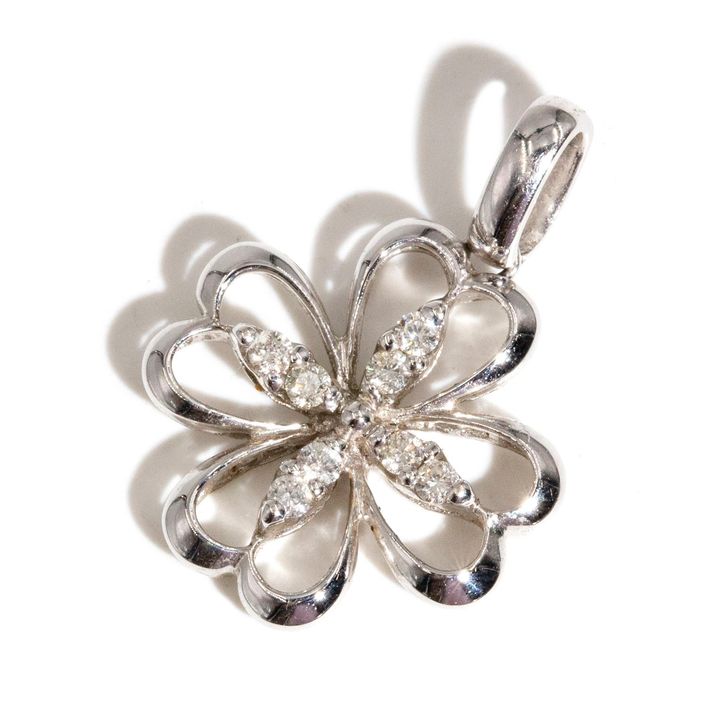 Diamond 18ct Gold Pendant,