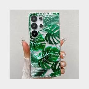 ORRO Samsung S22 Series S22/ /Ultra Floral Green Leaf Girly Fashion Case - Palm Leaves -51748/2316 SN B1 (S6)