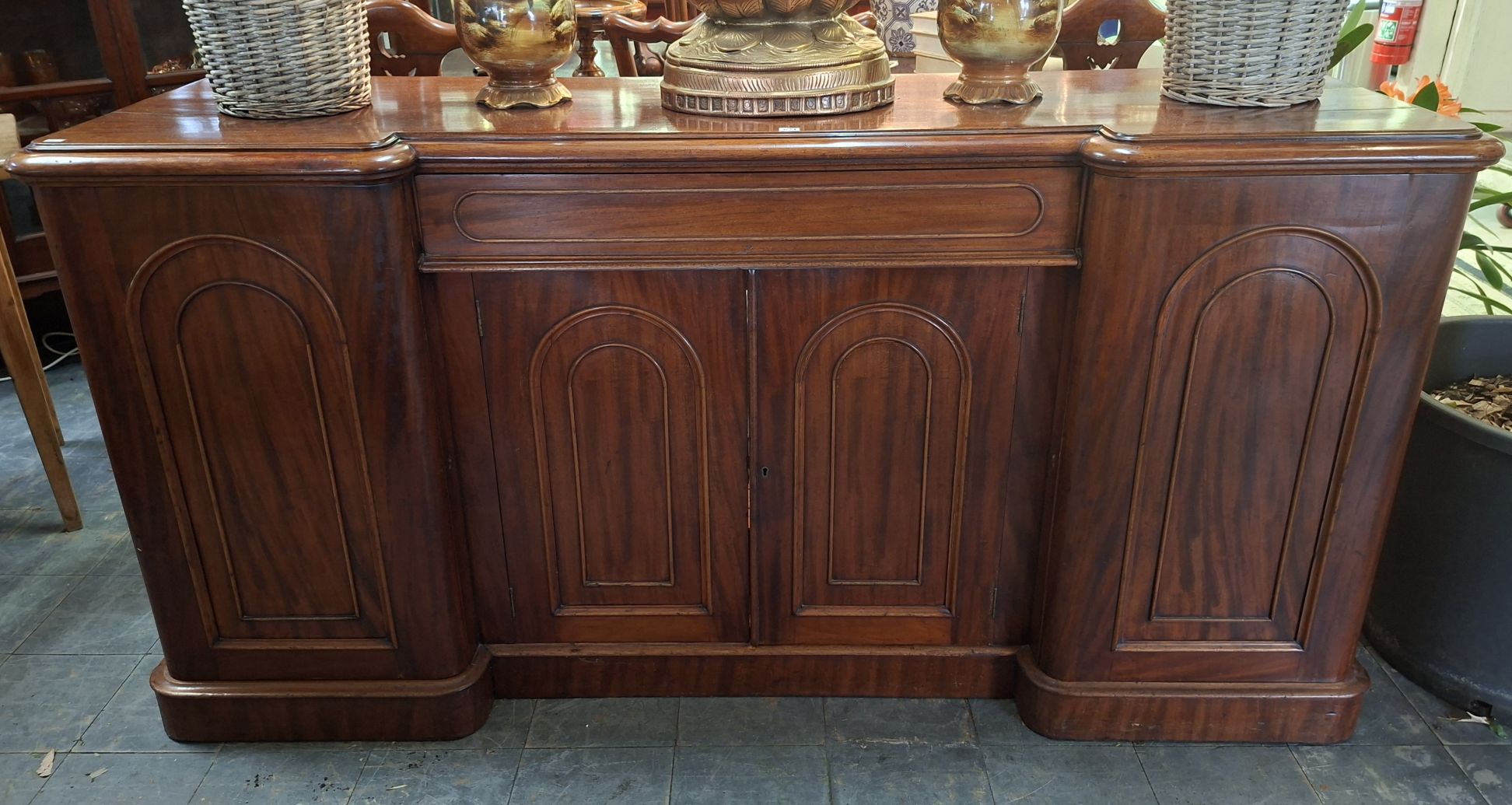 Victorian Breakfront Sideboard
