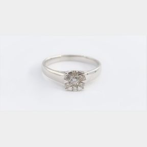 0.20CTS OF FABULOUS DIAMONDS COLOUR I/J CLARITY SI SET IN A LOVELY WHITE GOLD RING - 50692/325