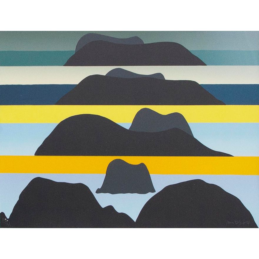 Michael Smither 'Four Views of Back Beach'